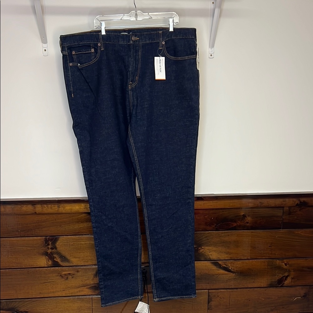 NWT Old Navy Dark‎ Wash Blue Jeans- 44x36